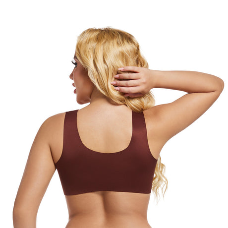 Smooth thin bra front buckle sexy gathering without steel ring adjustment women's underwear - V.I.P Digital Presence