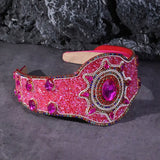 Fashion Baroque Heavy Industries Full Diamond Hair Hoops - V.I.P Digital Presence