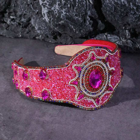 Fashion Baroque Heavy Industries Full Diamond Hair Hoops - V.I.P Digital Presence