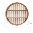 Weaving layer shelf storage rack background wall storage display shelf Bohemian style storage rack - V.I.P Digital Presence
