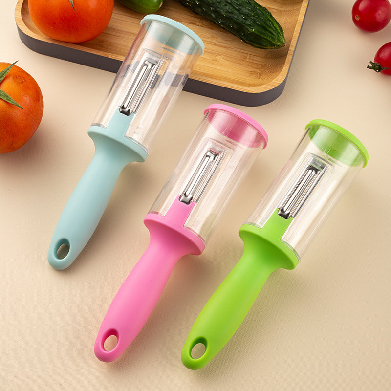 Multifunctional Peeler With Storage Box The Ultimate Solution For Peeling Vegetables, Fruits, And Scaling Fish - V.I.P Digital Presence