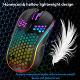 2.4G Wireless Cave Mouse Lightweight Gaming Mouse with Luminous 7 Color Breathing Light Computer Accessories - V.I.P Digital Presence