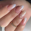 New wearable nail gradient glitter manicure patches almond-shaped nails fake nail patches - V.I.P Digital Presence