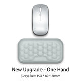 Reposamuñecas ergonómico para teclado y ratón, para oficina, para proteger y relajar la muñeca, con espuma viscoelástica, para ordenador y portátil