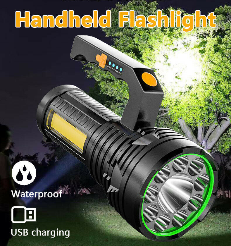 Strong Light Portable Light Flashlight Multi-Function Rechargeable Waterproof Searchlight Outdoor Emergency USB Outdoor Light - V.I.P Digital Presence