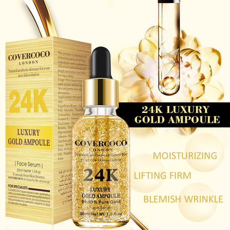 24K Serum Facial Complexion Brightening Moisturizing Skin 30ml Essence Facial Serum - V.I.P Digital Presence