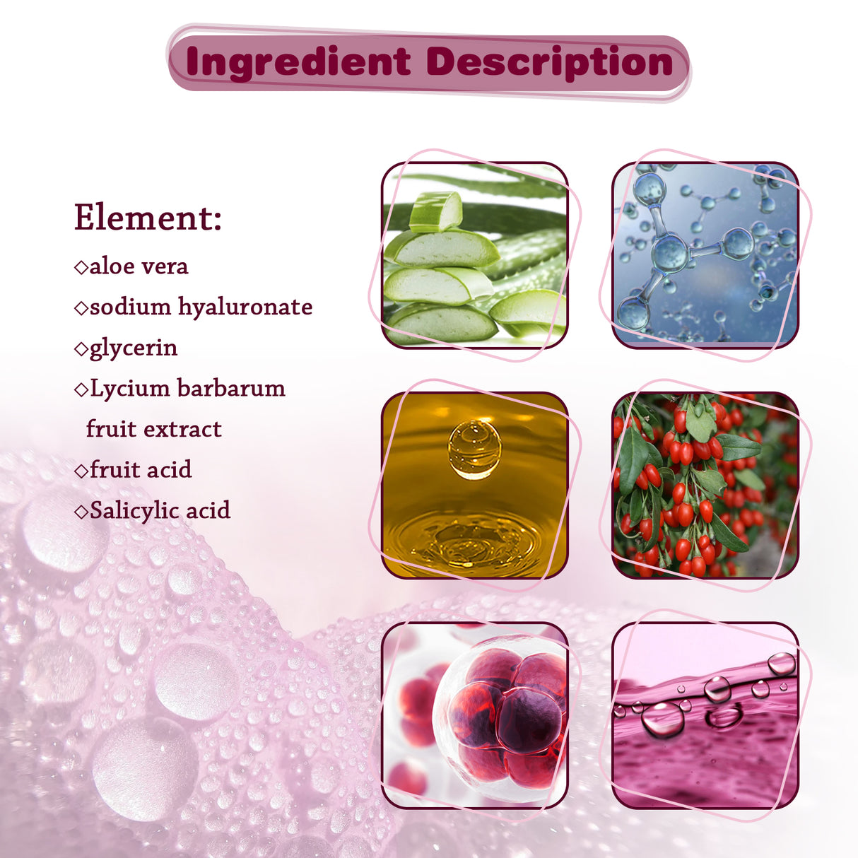 Acid Essence, Shrinks Pores, Removes Blackheads, Pimples And Acne Marks, Brightens Skin Tone Moisturizing Essence