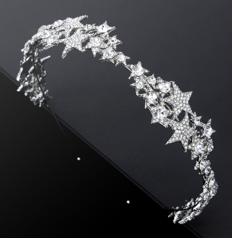 Star Crown New Hair Band Wedding Hair Accessories Bridal Jewelry - V.I.P Digital Presence