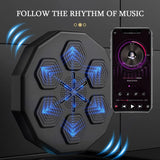 Smart Music Boxing Machine Wall Mounted Bluetooth Smart Fun Punch Boxing Trainer Wall Target Punching Pads Suitable For Home - V.I.P Digital Presence