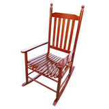 wooden porch rocker chair Brown
