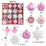 Christmas decoration 6cm electroplated ball plastic ball special-shaped painted Christmas ball gift Christmas tree pendant - V.I.P Digital Presence