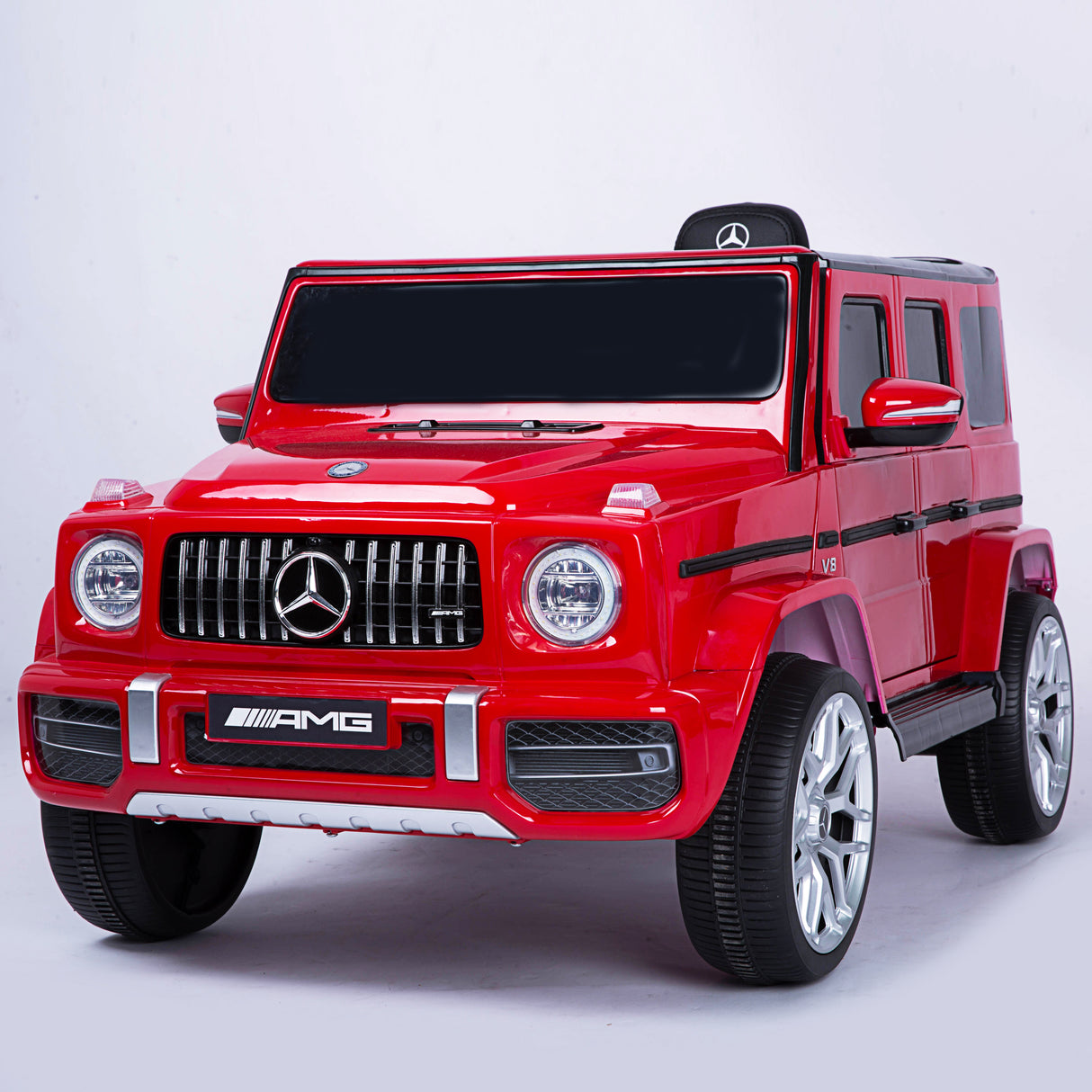Mercedes Benz G63 Children's Electric Vehicle with Remote Control, 12V Spring Suspension, Safety Lock, and License - V.I.P Digital Presence