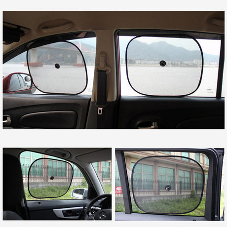 2Pcs/Set 44*37cm Black Car Sun Shade Side Rear Car Window Sunshade Cover sun protectAuto Accessories parasole auto parasol coche - V.I.P Digital Presence
