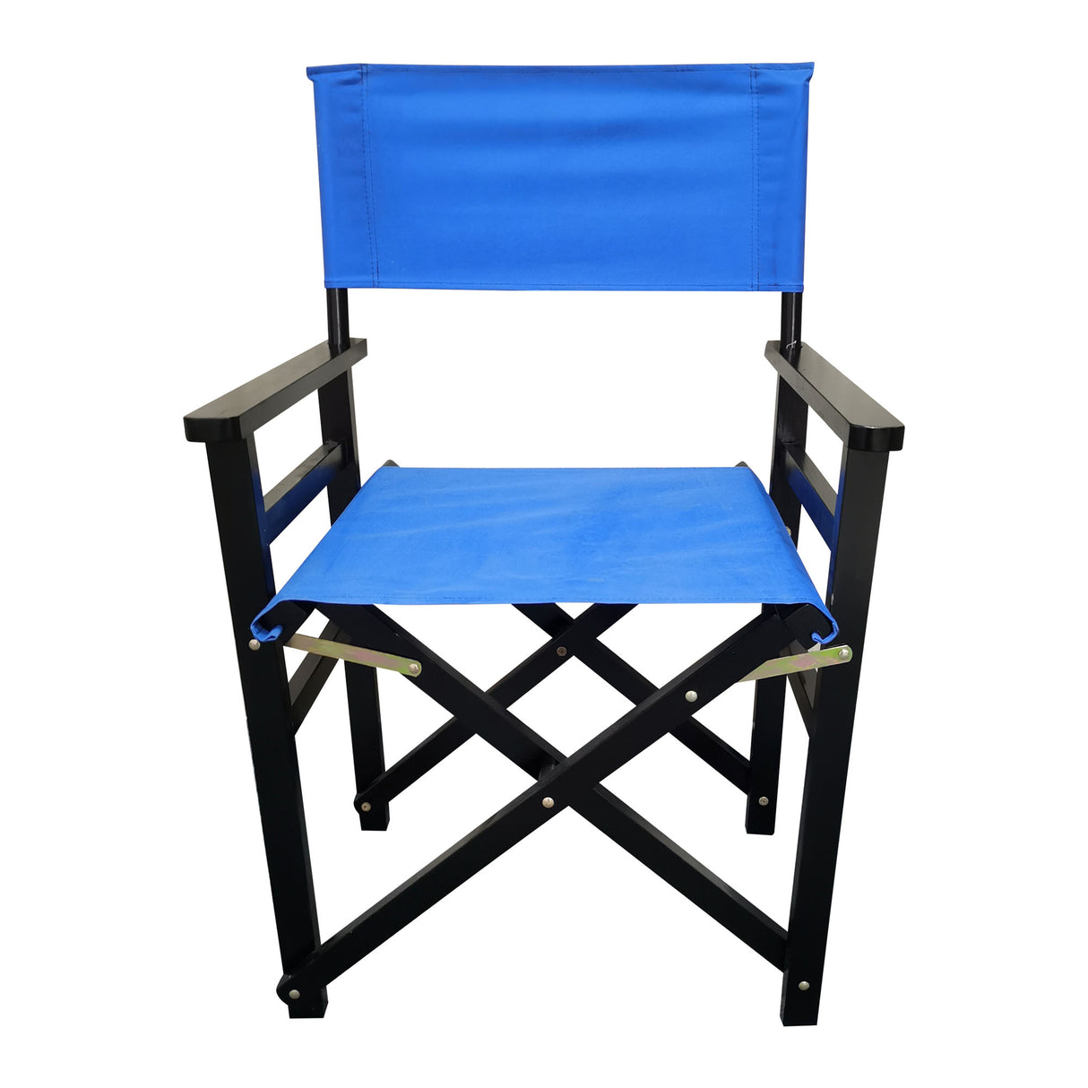 Folding Chair Wooden Director Chair Canvas Folding Chair Folding Chair 2pcs/set populus + Canvas (Color : Blue) - V.I.P Digital Presence