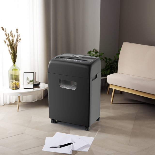 PAPER SHREDDER CROSS CUT LARGE BIN HIGH SECURITY LOW NOISE - V.I.P Digital Presence