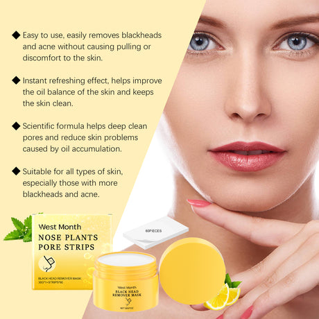 Blackhead Cleansing Nose Mask Gentle Oil Control Cleansing Nose Mask For Blackheads And Acne - V.I.P Digital Presence