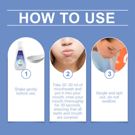 Triple Teeth Mouthwash, A Fresh Mint Daily Mild Odor Cleaning Teeth Mouthwash - V.I.P Digital Presence