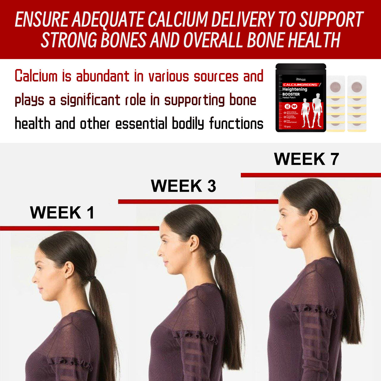 Herbal Boost Patch For Teenagers And Children Height Long Foot Care Boost Patch - V.I.P Digital Presence