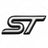 3D metal car stickers, ST badges, badges, decals, Ford Focus 2, 3, Mondeo, FI.C. Kuga, Mk1, Mk2, Mk3, Mk7 front grille decoratio - V.I.P Digital Presence