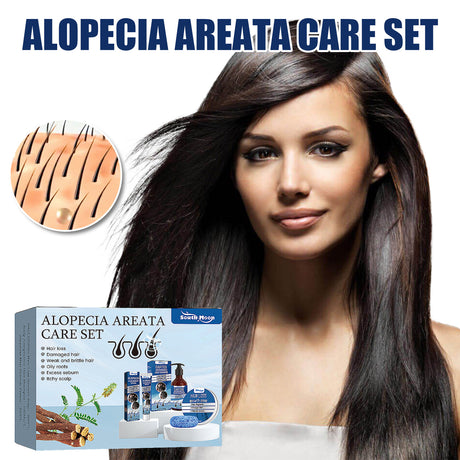 Alopecia Areata Care Set, Clean Scalp Supple Care Frizzy Hair Wash And Care Gift Set - V.I.P Digital Presence