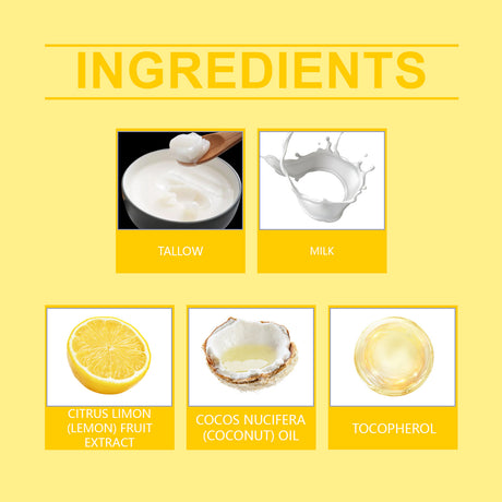 Milk Flavored Tallow Soap Moisturizes And Cleanses Pores With Bath Soap For Delicate Skin - V.I.P Digital Presence