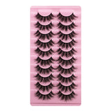 10 Pairs Of Messy Thick Imitation Mink Hair False Eyelashes 3D Stereo Realistic European And American Fried Hair False Eyelashes - V.I.P Digital Presence