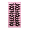 10 Pairs Of Messy Thick Imitation Mink Hair False Eyelashes 3D Stereo Realistic European And American Fried Hair False Eyelashes - V.I.P Digital Presence