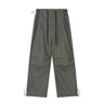 Wrinkled Casual Straight Cargo Pants Men's American Loose Solid Color Thin Sports Drawstring Cuffed Long Trousers - V.I.P Digital Presence