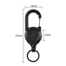 New Outdoor Automatic Retractable Wire Rope Luya Anti-theft Tactical Keychain Telescopic Keychain Retractable Hook Tool - V.I.P Digital Presence