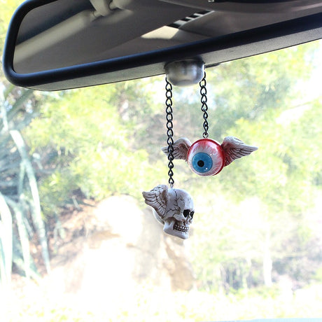 Creative resin for hanging accessories on the eye skeleton car - V.I.P Digital Presence