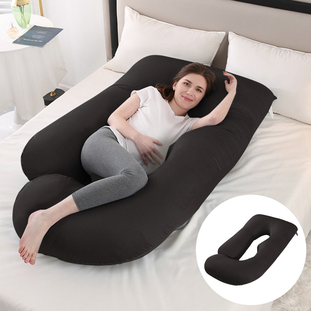 Pregnant women's pillow waist protection side sleeping slope pillow J-shaped pregnancy sleeping pillow - V.I.P Digital Presence