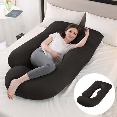 Pregnant women's pillow waist protection side sleeping slope pillow J-shaped pregnancy sleeping pillow - V.I.P Digital Presence