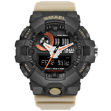 SMAEL 1642-2 Brand Luxury Cowboy Sport Watch New Men Military Watches Analog Army Digital Writwatch 8001 Waterproof Clock Men's Watch - V.I.P Digital Presence