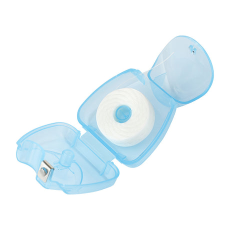 50m Mint-Flavored Dental Floss Blue Triangle Boxed Disposable Dental Floss Stick Tooth Cleaning Portable Floss Roll - V.I.P Digital Presence