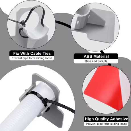Adjustable Intex Pool Hose Holder - Durable Anti-Slip Mount, Summer Accessory - V.I.P Digital Presence