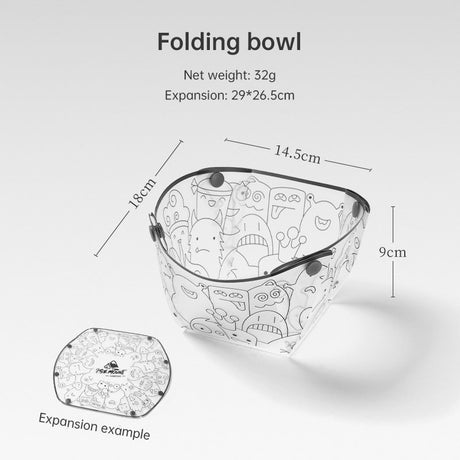 Outdoor Folding Tableware Portable Bowl Dinner Plate Coffee Filter Funnel Water Cup Multipurpose Combination Tableware Set - V.I.P Digital Presence