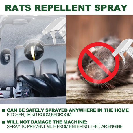 Jue Fish rats repellent spray car body kitchen office bedroom warehouse sewer pipe anti rat spray 60ml mouse repellent spray - V.I.P Digital Presence