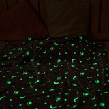Magic Glow In The Dark Blanket luminous blanket children blanket fluorescent blanket