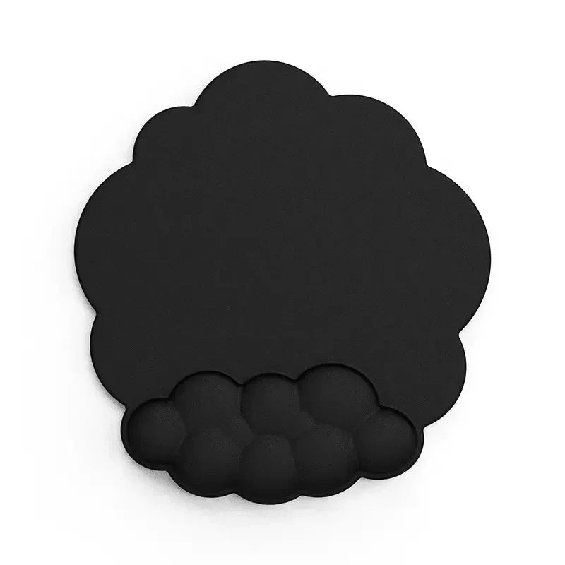 Alfombrilla de ratón con reposamuñecas para teclado, nube, antideslizante, espuma viscoelástica, para escritorio, oficina, gamer, ratón, reposamuñecas
