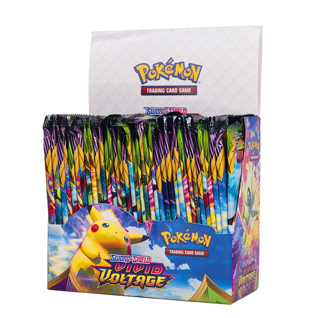 Caja ciega de cartas de Pokémon Darkness, bolsa plateada para robar cartas de Pokémon