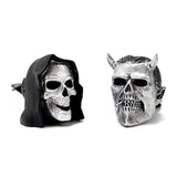 Death Skull Aromatherapy Plugin Resin Ghost Mask Car mounted Aromatherapy Clip Decoration - V.I.P Digital Presence
