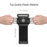 180 Degree Rotatable Running Wristband Phone Case Arm Band Sport Cycling Gym Wristlet Belt Armband Bag - V.I.P Digital Presence