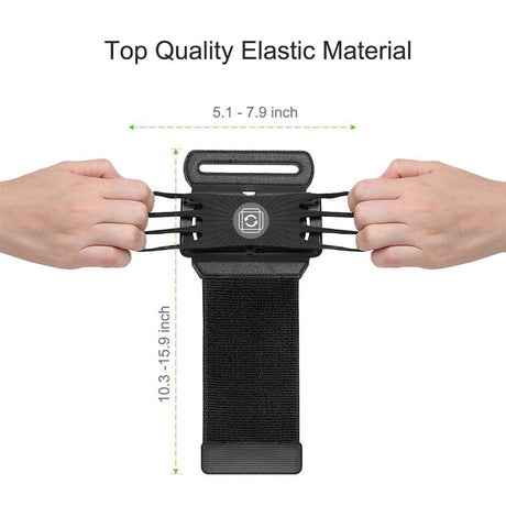 180 Degree Rotatable Running Wristband Phone Case Arm Band Sport Cycling Gym Wristlet Belt Armband Bag - V.I.P Digital Presence