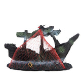 Ship fish tank resin water grass landscape decoration - V.I.P Digital Presence