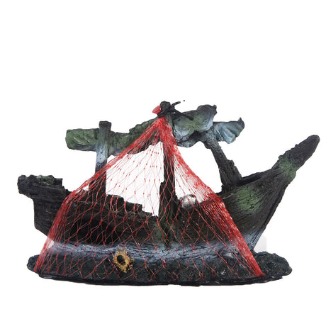 Ship fish tank resin water grass landscape decoration - V.I.P Digital Presence