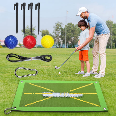 Golf Training Mat: Detect Swing, Show Path Feedback & Correct Hitting Posture - V.I.P Digital Presence