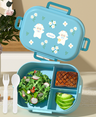 Cartoon cute small fresh microwaveable compartment insulation lunch box fresh-keeping box - V.I.P Digital Presence