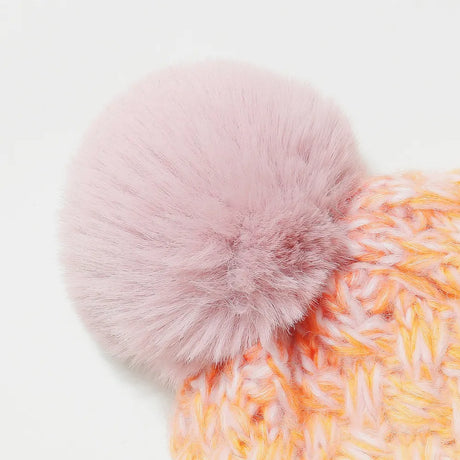 Gradient Knit Hat with Pompom - V.I.P Digital Presence
