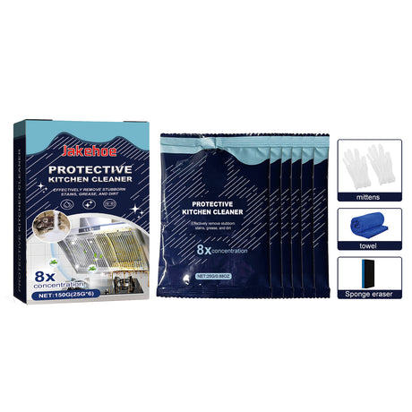 Kitchen Cleaning Detergent Powder, Stove Hood Kitchen Utensils Heavy Oil Cleaning Decontamination Detergent - V.I.P Digital Presence