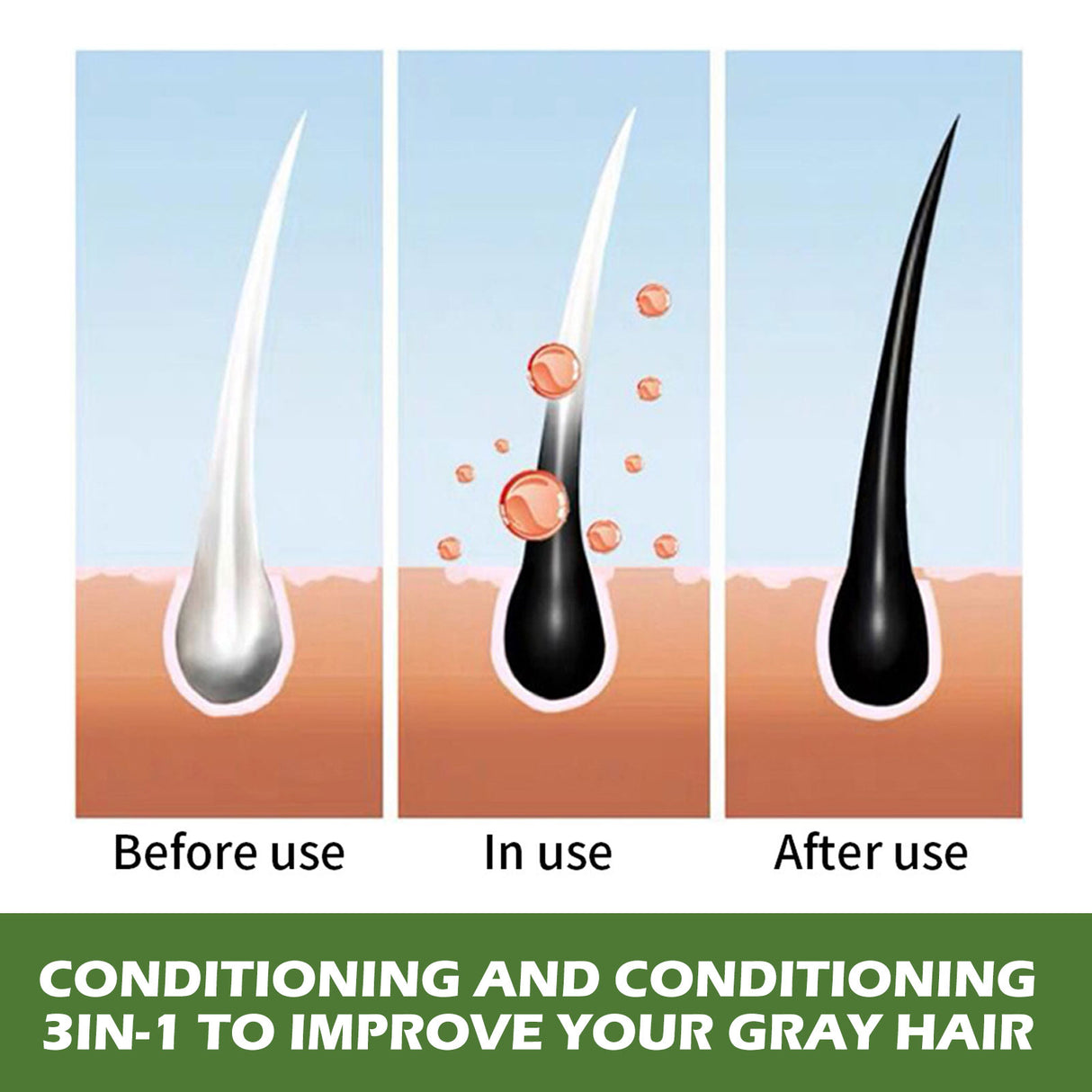 Plant Bubble Hair Natural Black Hair Dark Hair Hair Care Easy Color Lasting Mild Not Irritating - V.I.P Digital Presence